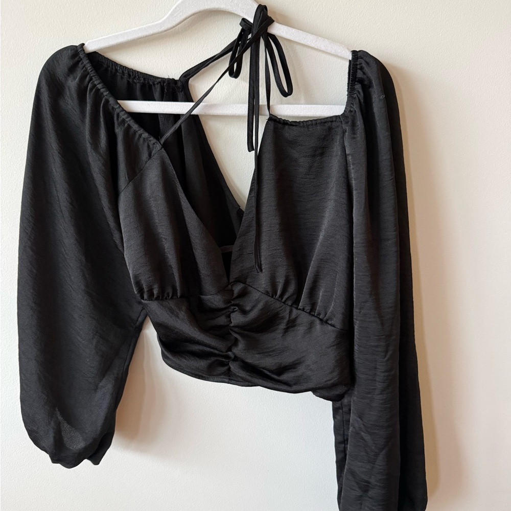 TOPSHOP Black Sexy Strappy Top - Picture 5 of 6